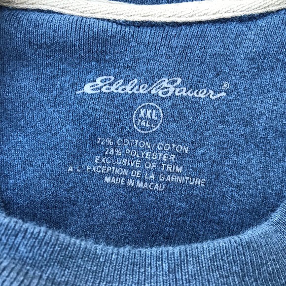 Eddie Bauer Men Sweater Long Sleeve Crew Neck Pull - Picture 5 of 8